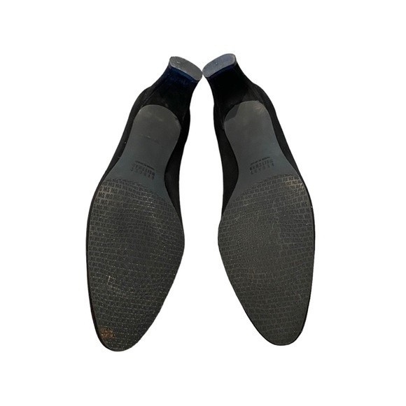 Stuart Weitzman Suede Pump Low Heel 10 - Picture 2 of 7